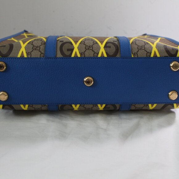 NWT Gucci GG Supreme Monogram Rhombus Large Tote Bag 726273 - Picture 5 of 16